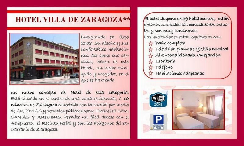 Hotel Villa De Zaragoza Casetas Exterior photo